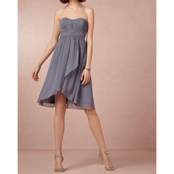 Anthropologie Dresses & Skirts - BHLDN Hitherto Blue Strapless Alice Dress